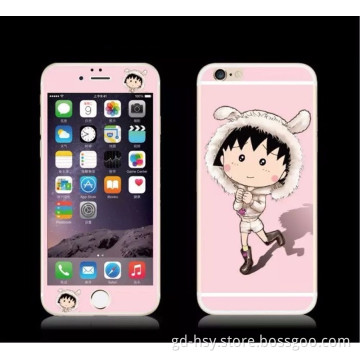 HUYSHE new fashion cartoon screen guard for iphone 6 screen protector 9h tempered glass